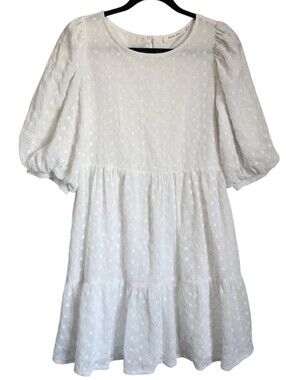 Mustard Seed Tiered Eyelet Dress